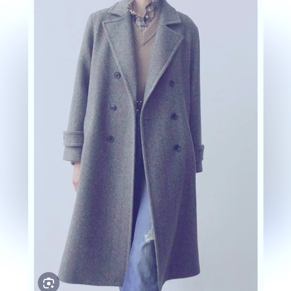 Nili Lotan women’s wool double breasted Mariette coat jacket s 6 8 - Picture 2 of 8